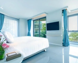 Двухместный номер Deluxe с видом на океан (двуспальная кровать) в Centara Sonrisa Residences & Suites Sriracha