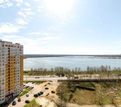 Двухместные апартаменты c 1 комнатой с балконом (двуспальная кровать) в Квартира на Астраханской 263