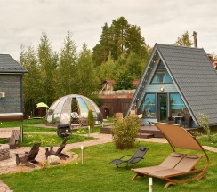 Коттедж с террасой в Ялкала