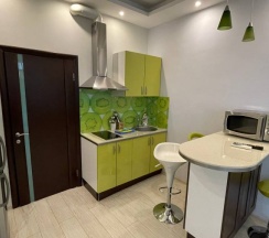 Студия с балконом и с красивым видом из окна в Sertidi