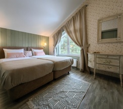 Коттедж《Шебби шик》с сауной и "Банным чаном" (расположен в Логиново) в Сканди хаус