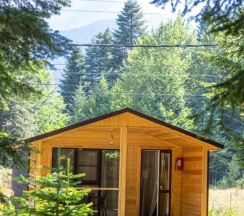 Четырёхместный коттедж с 2 комнатами с красивым видом из окна в Forest house resort