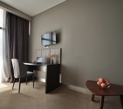 Двухместный люкс Grand с балконом двуспальная кровать в Abaash Hotel Afon