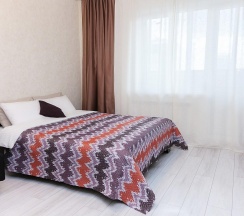 4-местные апартаменты студия с 1 двуспальной кроватью в AntoninaApartments (АнтонинаАпартментс) на улице Крылова