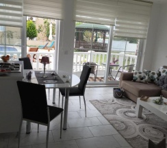 Апартаменты с видом на бассейн в BELKA GOLF RESİDENCE apt8 / BELEK