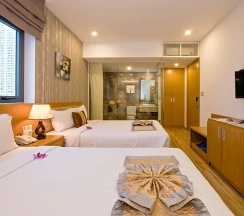 Двухместный номер Deluxe с видом на город 2 отдельные кровати в Helios Boutique Hotel & Spa