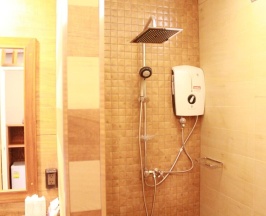 Двухместный номер Air-Con рядом с пляжем двуспальная кровать в Kaibae Beach Resort