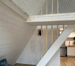 Шестиместный коттедж с красивым видом из окна в Rassvet House Togliatti