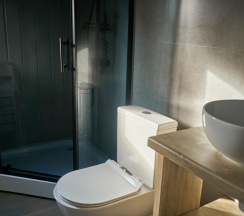 Коттедж премиум с 1 двуспальной кроватью в Лесной переулок