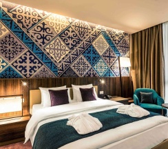 Двухместный номер Standard двуспальная кровать в Mercure Almaty city center