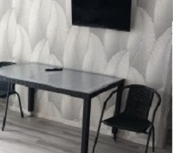 Двухместные апартаменты с 2 комнатами с красивым видом из окна двуспальная кровать в Вояж