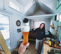 Изумрудный tiny house в Шведские дачи