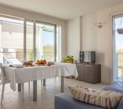 Номер Standard Пентхаус с 2 комнатами с балконом и с видом на море в Residence Sunrise Cesenatico