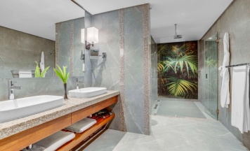 Двухместный номер Garden Deluxe с видом на океан 2 отдельные кровати в Kempinski Seychelles Resort