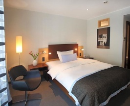 Одноместный номер Economy с видом на город двуспальная кровать в Schiller5 Hotel & Boardinghouse