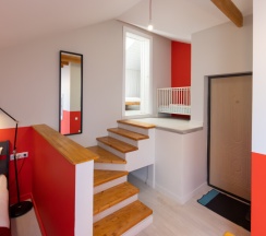 Апартаменты "Red" с террасой в Сhо