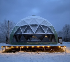 ГеоКупол с панорамным окном в Гуляй-город