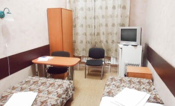 Номер эконом с 2 односпальными кроватями в Smart Hotel KDO Сызрань
