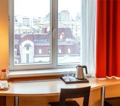 Номер Premium с двуспальной кроватью в ibis Moscow Paveletskaya