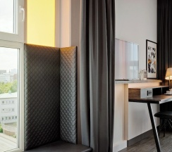 Двухместный номер Standard двуспальная кровать в The Scotty Hotel Hamburg