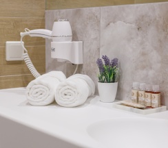 "Стандарт +" Стандартный трехместный номер с двуспальной кроватью и дополнительным местом в Диона