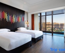 Двухместный номер Deluxe с видом на сад 2 отдельные кровати в Mangrove Tree Resort World Sanya Bay (Coconut Tower)
