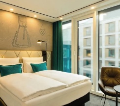 Двухместный номер Comfort двуспальная кровать в Motel One Munich - Parkstadt Schwabing