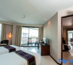 Двухместный номер Deluxe с красивым видом из окна двуспальная кровать в Tara Mantra Cha Am Resort