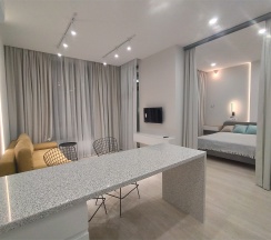 Апартаменты с гостиной и спальней в ЖК "Savin House" в Sibgat Apartments