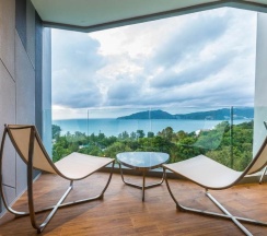 Двухместный номер Deluxe с панорамным видом 2 отдельные кровати в Crest Resort & Pool Villas