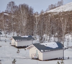 Шале c двумя раздельными кроватями 1-я линия в Маральник Altai Palace