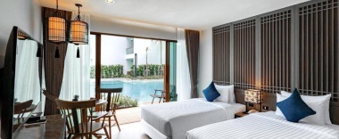 Двухместный номер Pool Access Grand Deluxe 2 отдельные кровати в Bella Nara Phuket Naiyang Beach