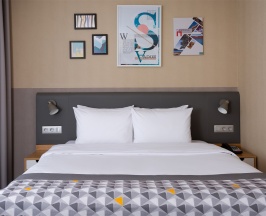 Стандарт 1 кровать queen size с ванной и биде в Holiday Inn Perm