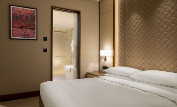 Двухместный номер с видом на парк двуспальная кровать в Hyatt Regency Moscow Petrovsky Park