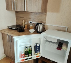 5ти местная студия с мини-кухней, террасой и панорамным видом на море  в Благовещенка