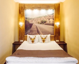 Двухместный номер Deluxe с балконом двуспальная кровать в Sunrise eco hotel
