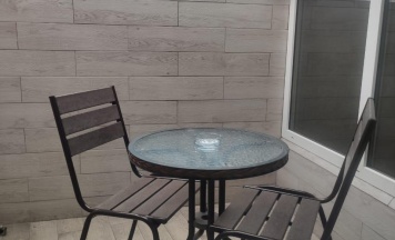 Комната стандарт с 1 двуспальной кроватью с кухней №2 в Апарт