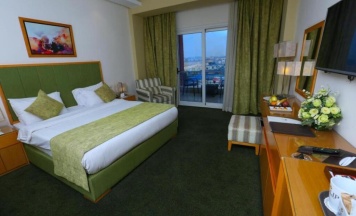 Двухместный номер Standard с видом на бассейн двуспальная кровать в Tolip El Narges Hotel & Spa