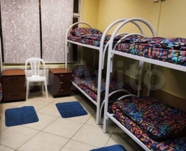 Кровать в общем номере в Хостел мира