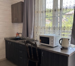 Четырёхместный семейный номер Classic с балконом и с видом на горы в Golden House Hotel