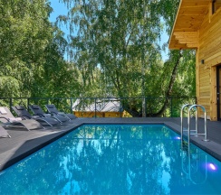 Вилла дуплекс апартаменты с бассейном в Маральник Altai Palace