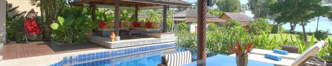 Двухместная вилла Deluxe c 1 комнатой с видом на бассейн 2 отдельные кровати в Laguna Villas Boutique Hotel