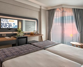 Двухместный номер Standard с видом на бассейн двуспальная кровать в Riviera Zen Hotel Adult Only
