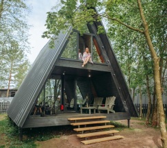 Коттедж A-frame Red в Ёлки рент