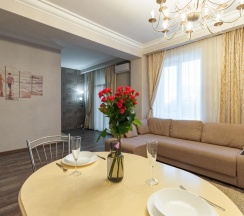 Апартаменты студия в Tolstoy Apart (Толстой Апарт) на проспекте Ленина 19