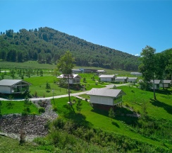 Шале с двуспальной кроватью 1-я линия в Маральник Altai Palace