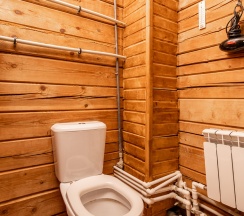 Шестиместный коттедж Богатырский с балконом в Ателика Улиткино