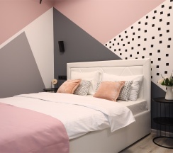 Стандартный номер с одной двуспальной кроватью в Smart Hotel Kantemirovsky
