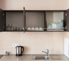 Апартаменты Superior c 1 комнатой с балконом и с красивым видом из окна в Комплекс апартаментов Комфорт