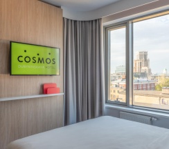 Номер стандарт с 1 двуспальной кроватью в Cosmos Smart Dubininskaya